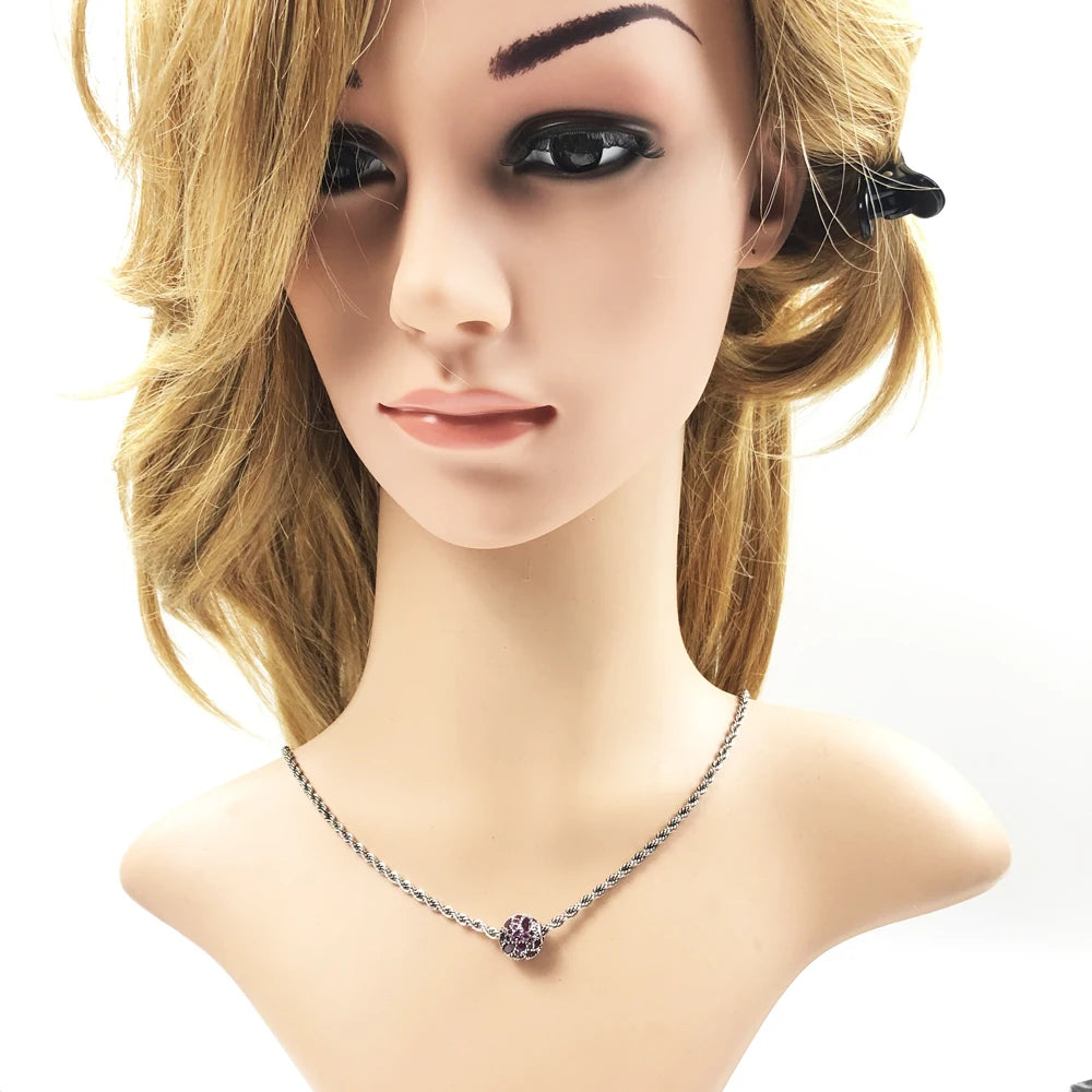 Karma Wheel Necklace 925 Sterling Silver Passion Beads Fine Jewellery Gift