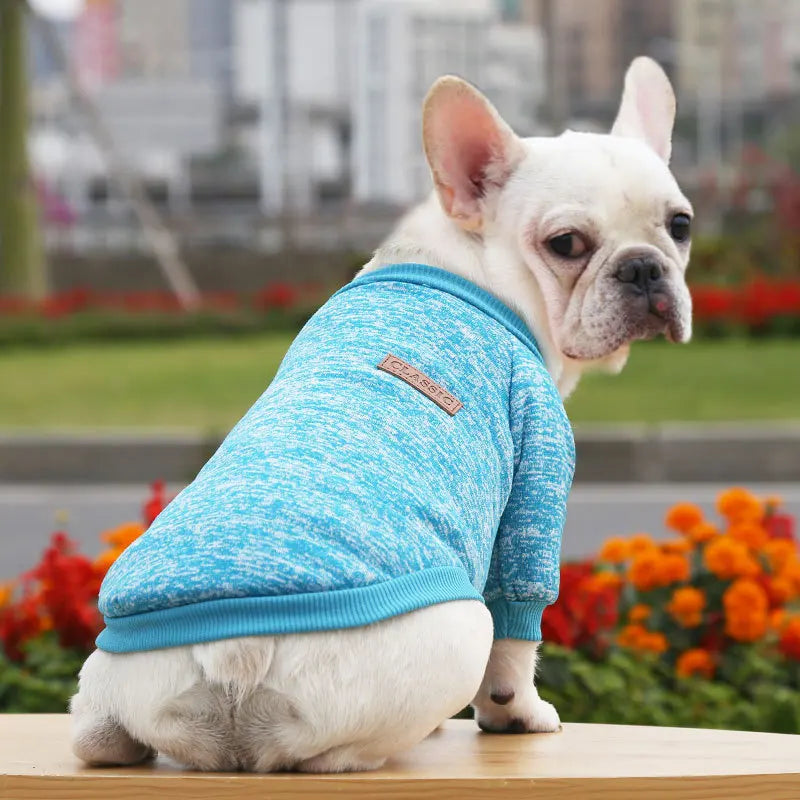 Winter Dog Clothes for Small Dogs Warm Dog Vest French Bulldog Sweatshirt Puppy Cat Costume Chihuahua Coat Schnauzer Pug Outfits