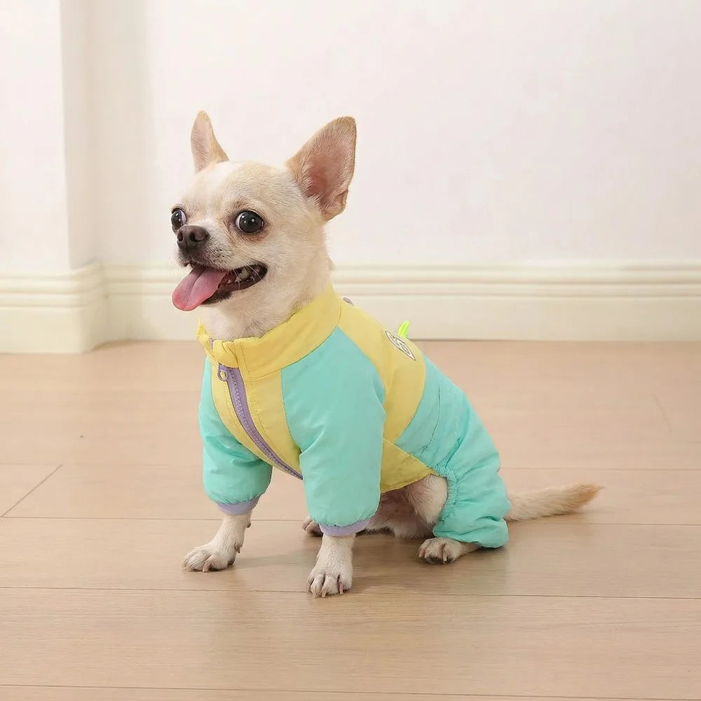 Dog Jacket Series Windproof Raincoat Waterproof Outdoor Jumpsuit Costume