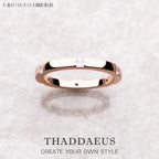 925 Sterling Silver Ring with Stones Trendy Fine Jewellery Women Christmas Gift