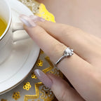 Brilliant Cat Paw Ring 925 Sterling Silver Delicate Cute Jewellery Women