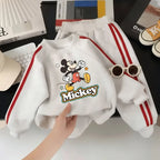 Disney Boys O-Neck Hoodie and Long Trousers 2-Piece Fashion Tracksuit