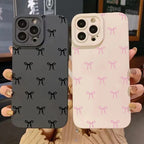 Simple Bow Silicone Case for Xiaomi Mi 15 14T 13T Pro Poco F6 F5