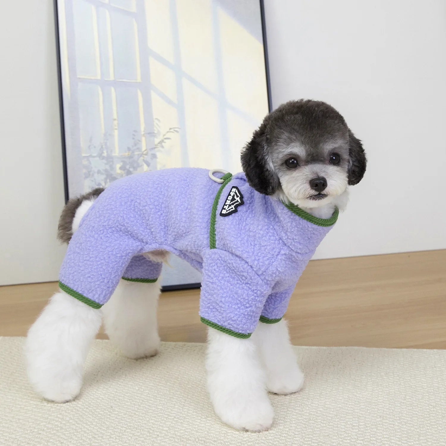 Thick Sherpa Dog Cat Clothes Warm Animal Pajamas Onesie Small Medium Pet