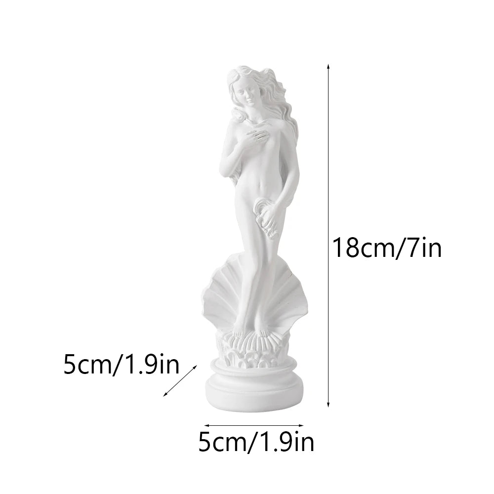 Aphrodite Statue Greek Mythology Goddess of Beauty Miniature Figurine Bookshelf Decor