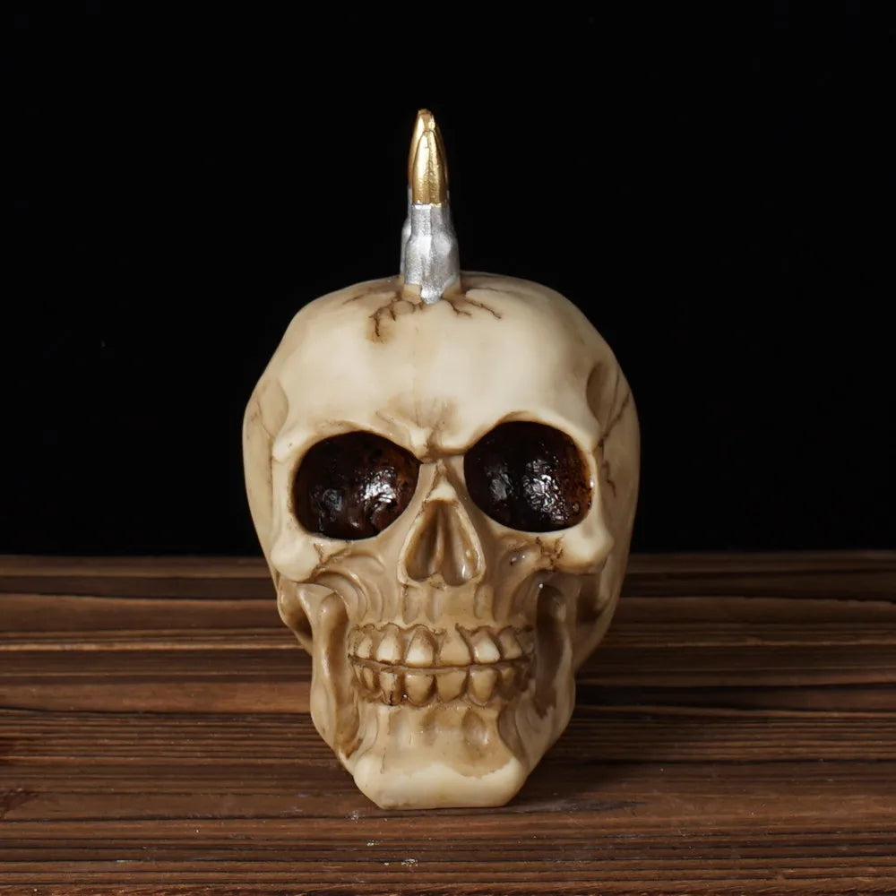 15cm Creative Resin Skull Head Bookshelf Wall Shelf Living Room Fashion Pop Culture