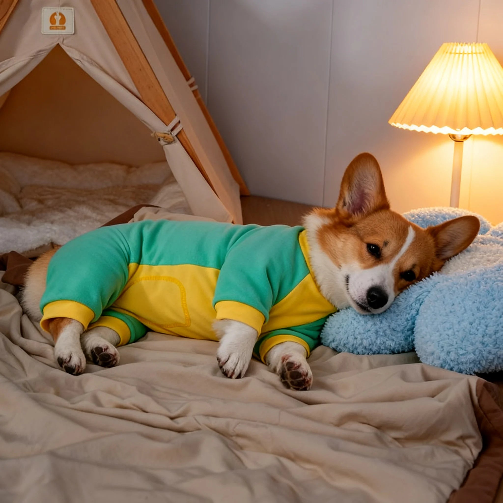 Dog Warm Winter Coat Back Opening Thermal Belly Warmer Puppy Kitten Outfit