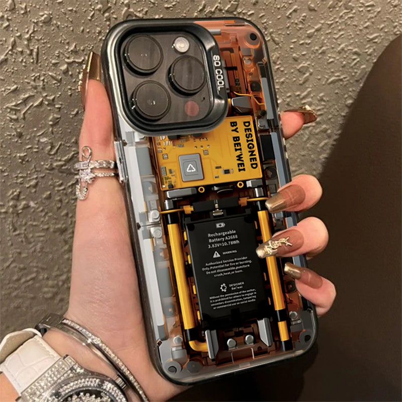 Circuit Board IMD Case for Xiaomi Poco F6 X6 M6 Pro Mi 14 13 12T