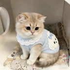 Cotton Dog Cat Vest Breathable Soft Puppy Clothes Chihuahua Small Pet Outfit