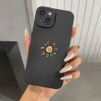 Cartoon Sun Moon Soft Case for Redmi Note 13 12 11 10 Pro Plus