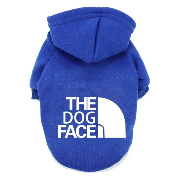 Hooded Dog Jacket Winter Warm Pet Hoodie for Small Large Dogs