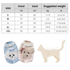 Cotton Dog Cat Vest Breathable Soft Puppy Clothes Chihuahua Small Pet Outfit