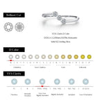MODIAN D Color Moissanite Lab Diamond Rings 925 Sterling Silver Irregular Line Stackable Fashion Ring For Women Fine Jewelry