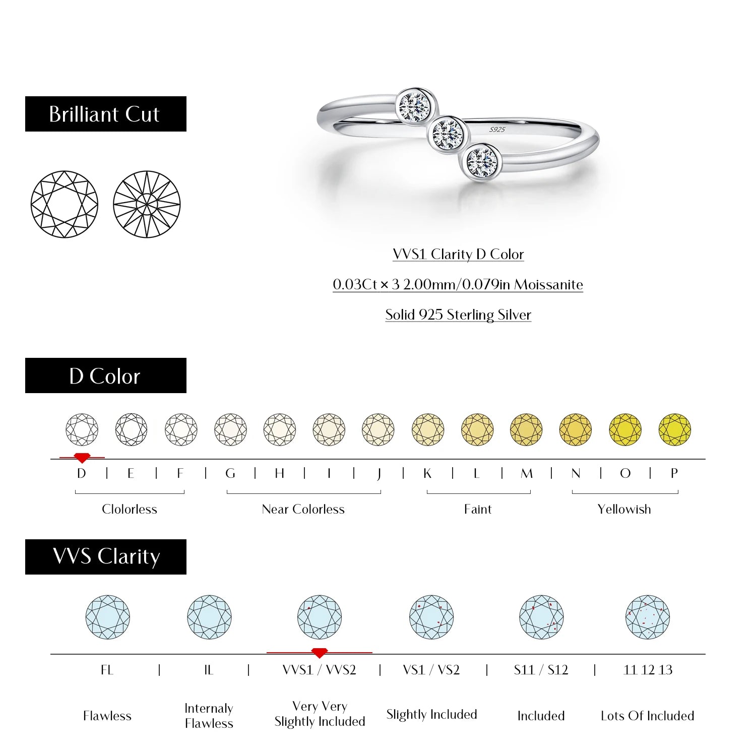 MODIAN D Color Moissanite Lab Diamond Rings 925 Sterling Silver Irregular Line Stackable Fashion Ring For Women Fine Jewelry