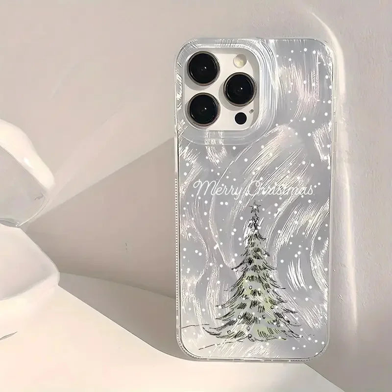 Christmas Tree Laser Case for Redmi Note 14 13 12 11 Pro Plus 13C 14C 5G