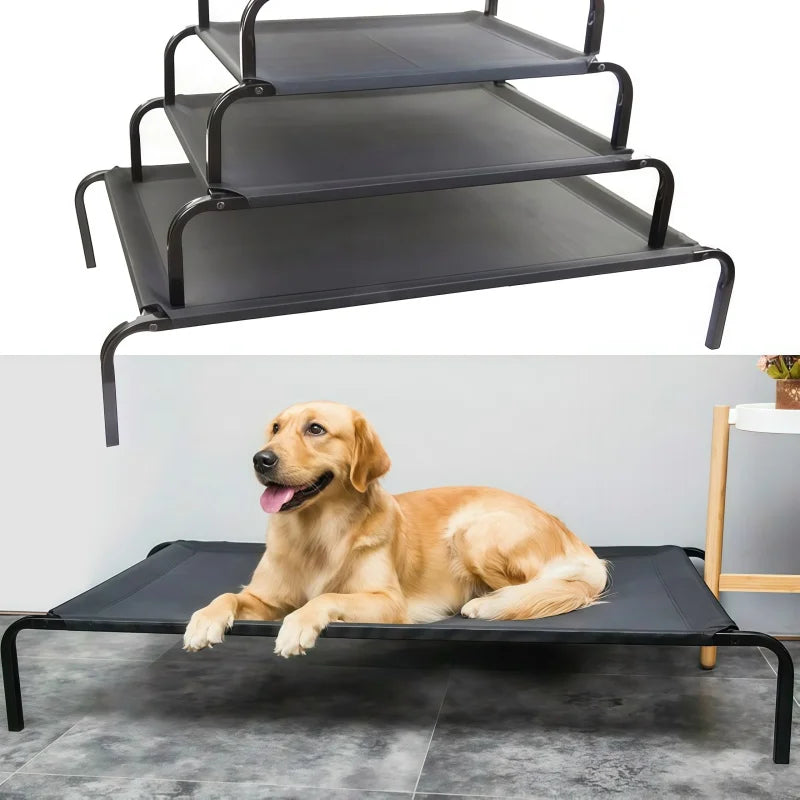 Waterproof Elevated Dog Bed Breathable Mesh Raised Outdoor Sofa - Ship from UK