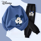 Disney Mickey Mouse Boys Spring Autumn Hoodie and Joggers 2-Piece Set