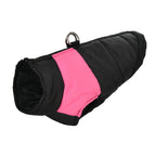 Winter Warm Fleece Dog Jacket For Small Large Dogs Cats Waterproof Pet Vest Jacket with D-ring Labrador French Bulldog Clothing