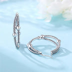 925 Sterling Silver Multi Circle Minimalist Hoop Earrings Birthday Jewellery