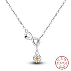 925 Sterling Silver Luminous Firefly Heart Shaped Zircon Pendant Necklace For Women Fashion Anniversary Birthday Jewelry Gifts