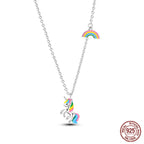 925 Sterling Silver Luminous Firefly Heart Shaped Zircon Pendant Necklace For Women Fashion Anniversary Birthday Jewelry Gifts