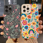 Colourful Flowers Rainbow Case for Samsung S25 S24 S23 S22 A16 A33