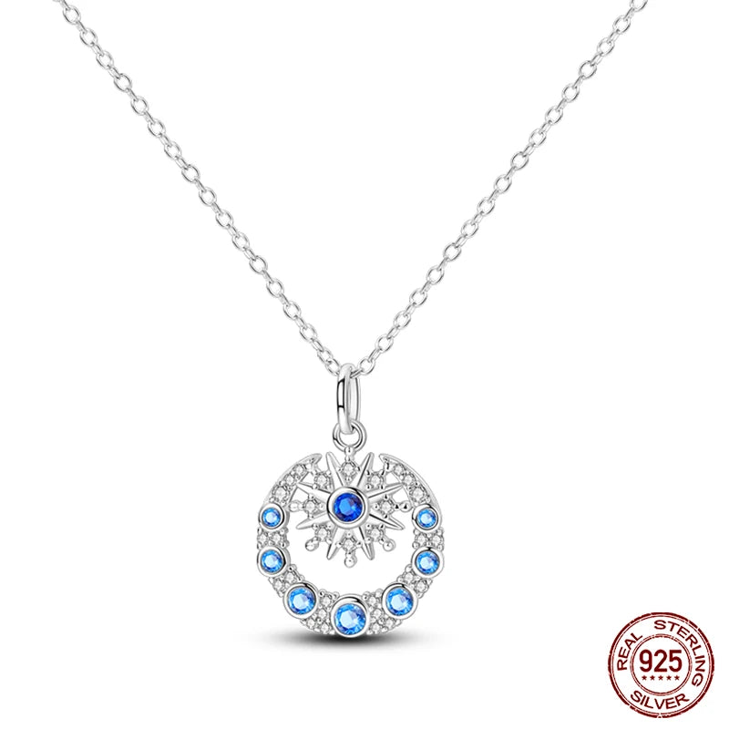 925 Sterling Silver Luminous Firefly Heart Shaped Zircon Pendant Necklace For Women Fashion Anniversary Birthday Jewelry Gifts