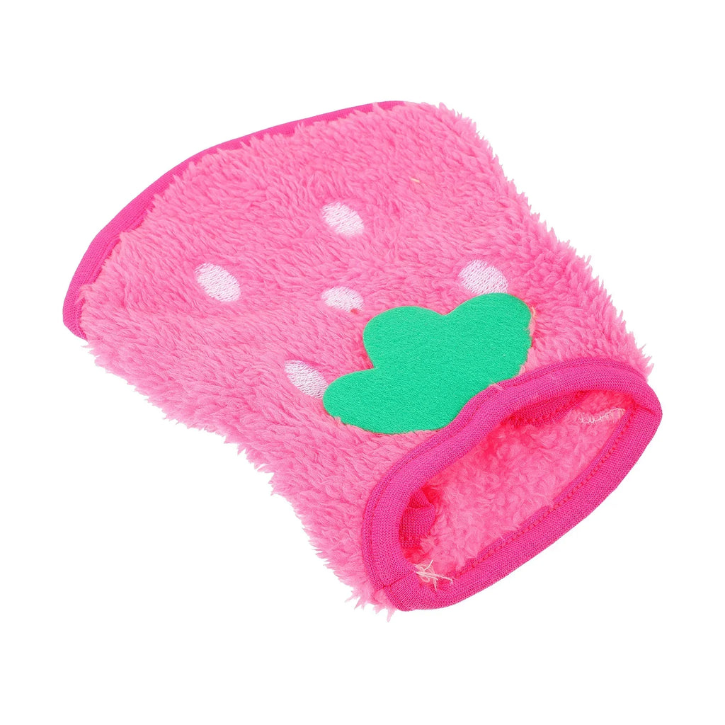 Winter Fleece Bunny Guinea Pig Pet Vest Hoodie Costume