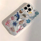 Ocean Whale Starfish Case for iPhone 17 16 15 14 13 12 11 Pro Max Plus XR