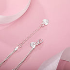 Geometric Beads Chain Bracelet 925 Sterling Silver Men Women Wedding Gift