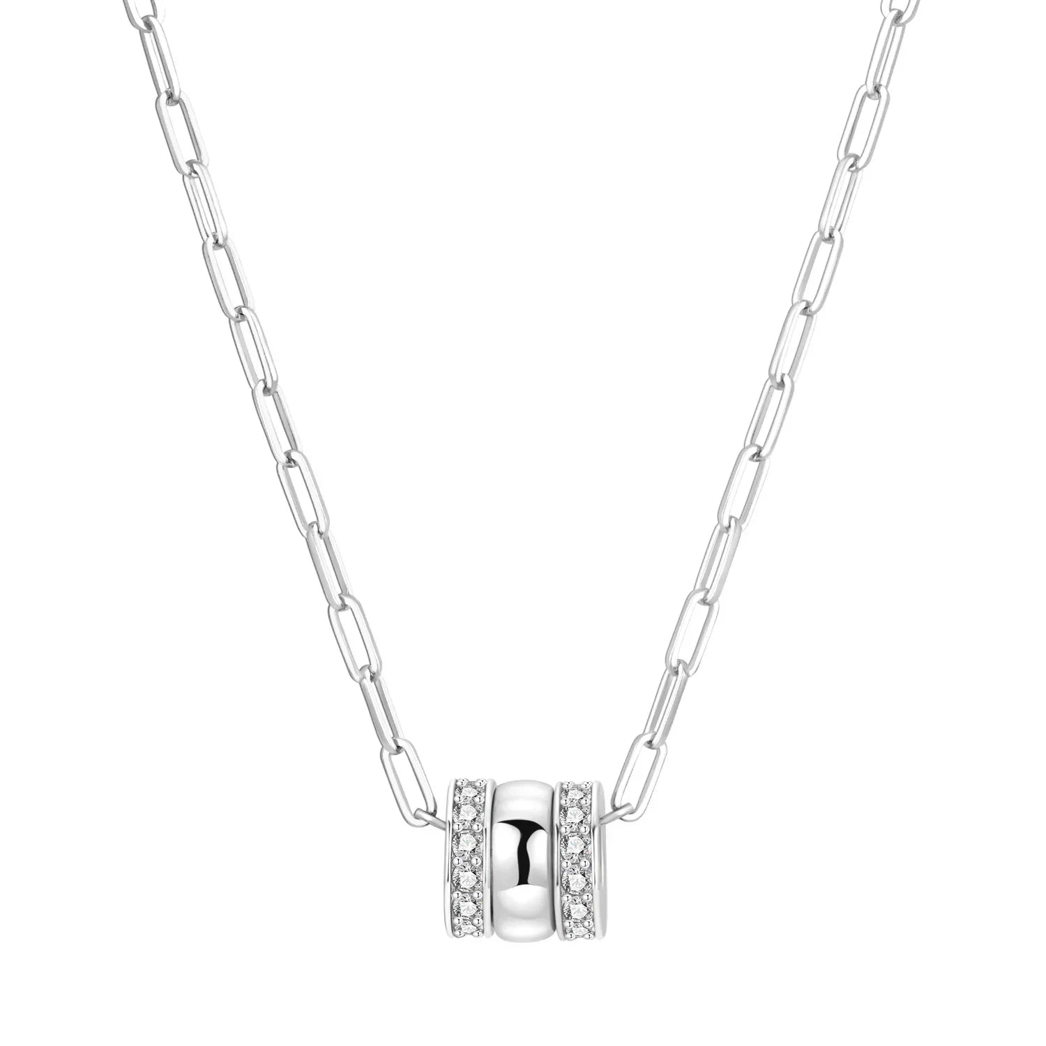 Original 925 Sterling Silver 18K Gold Heart Lock and Key Necklace Y-shaped Chain Necklace For Women Memorial Prayer Jewelry Gift