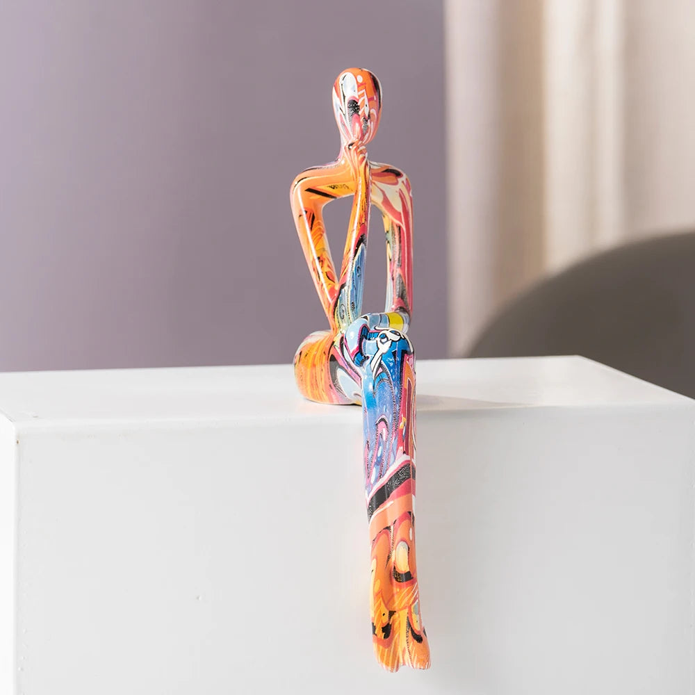 Graffiti Abstract Figurine Modern Pop Art Sculpture Living Room Bookshelf Desk Decor