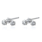2022 New Stainless Steel Minimal Hoop Earrings Cubic Zirconia