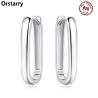 925 Sterling Silver Simple Versatile Hoop Earrings Fine Birthday Jewellery