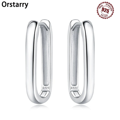 925 Sterling Silver Simple Versatile Hoop Earrings Fine Birthday Jewellery