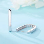 925 Sterling Silver Simple Versatile Hoop Earrings Fine Birthday Jewellery