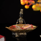 Black Woman Tray Entrance Porch Decoration Key Candy Holder Luxury Modern Home Decor