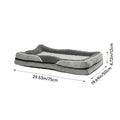 Orthopedic Pet Bed Removable Cover High-Density Foam Pillow - Ship from UK