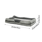 Orthopedic Pet Bed Removable Cover High-Density Foam Pillow - Ship from UK
