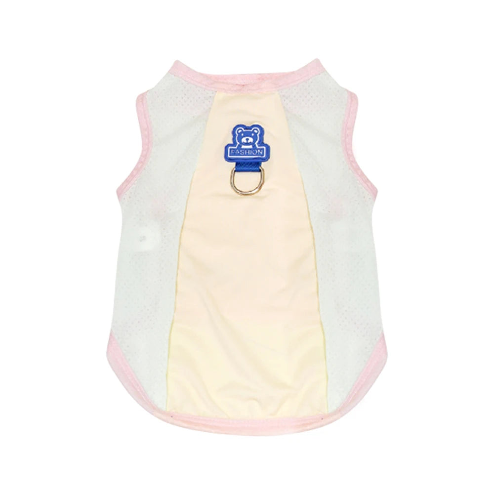 Cooling Dog Cat Vest Summer Breathable Mesh UV Protection Ice Silk Jacket