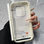 Luxury Clear Colour Frame Case for iPhone 17 16 15 14 13 12 Pro