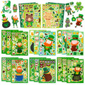 24 Sheet St Patricks Day Stickers Kids DIY Craft Party Games - Ship from UK