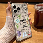 World Travel Clear Case for iPhone 16 15 14 13 12 11 Pro Max SE