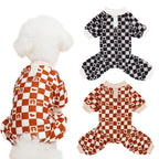 Dog Clothes for All Seasons - Plaid Checkered Pattern Pet Shirt, Breathable Adjustable Puppy Outfit for Small Medium Large Dogs,