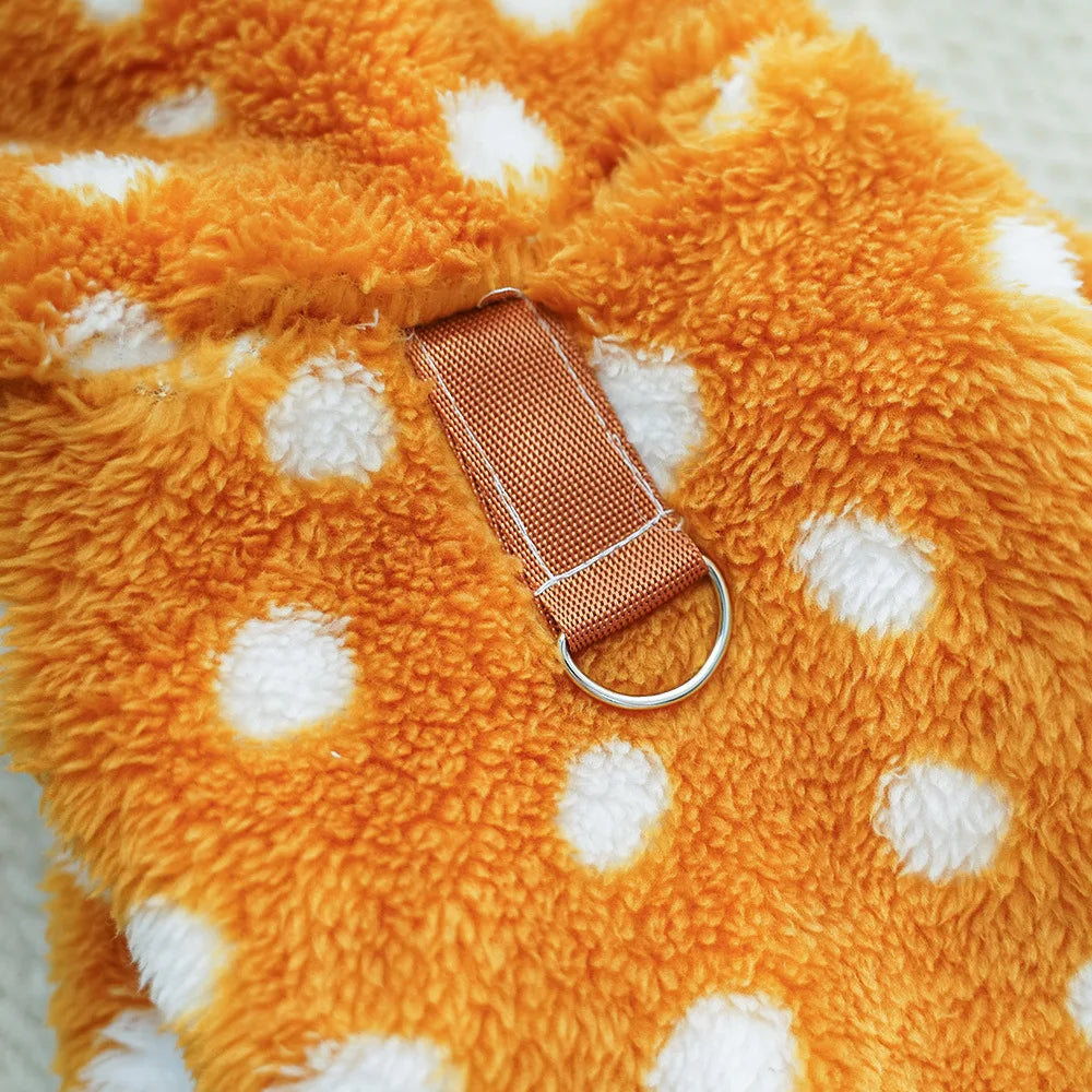 Festive Reindeer Pet Costume Cozy Plush Dog Cat Hoodie Outfit Winter Photo