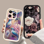 Floral Anti-Drop Case for Samsung A56 A55 A35 S25 S24 S23 S22 Ultra FE Plus