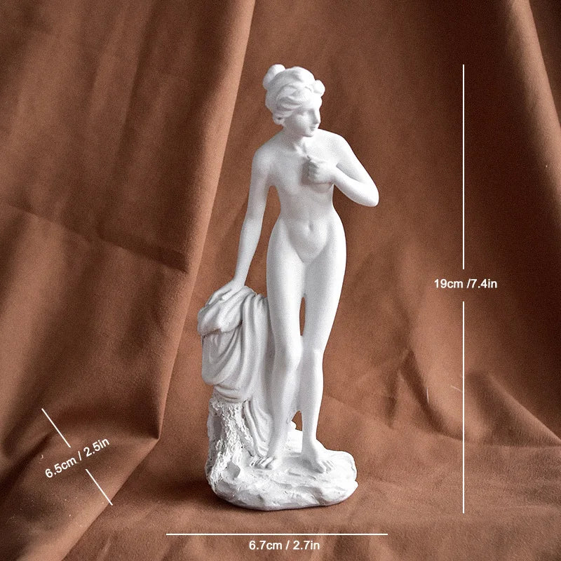 Greek Mythology Goddess Statue Bookshelf Wall Shelves Aphrodite Sculpture Home Decor