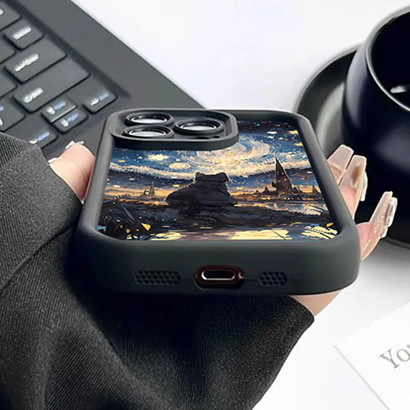 Luxury Moon Case for Xiaomi Redmi Note 14 13 12 11 Pro Plus 13C 12C 14C