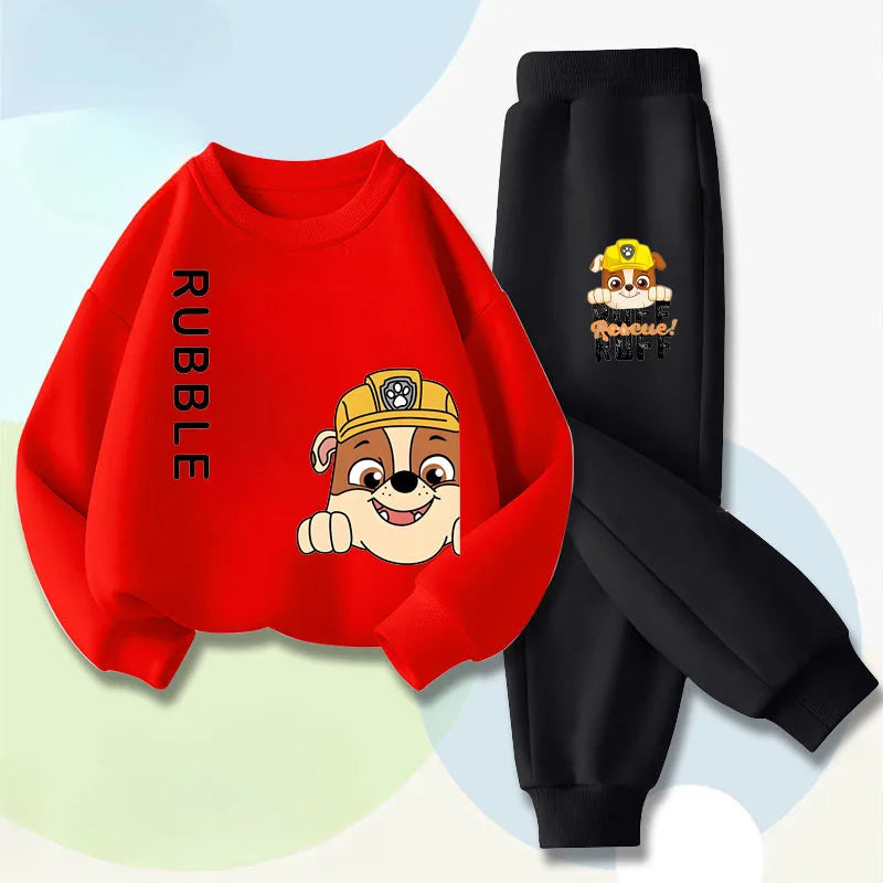 PAW Patrol Boys Sport Pullover and Trousers 2-Piece Spring Sweatsuit