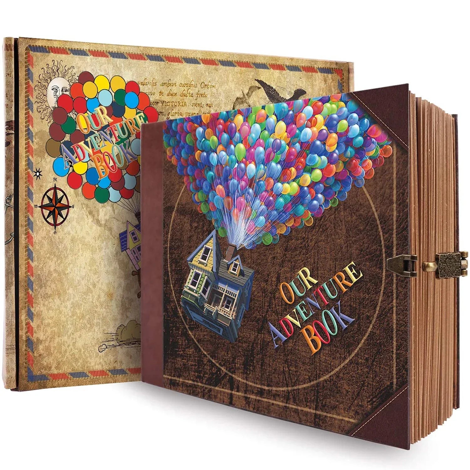 146 Page Adventure Kraft Photo Album Scrapbook Valentine's Day Gift Ship from UK
